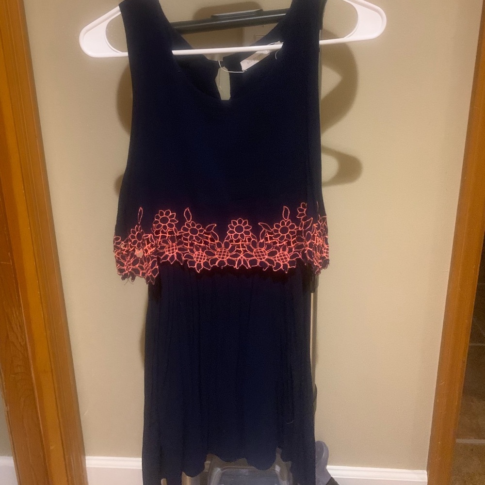 Blue dress short